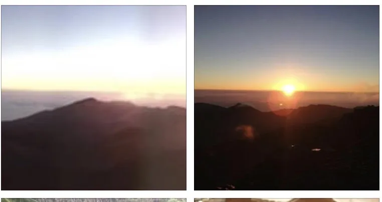 ハレアカラに登ったときの写真